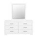 Jessica - Dresser Mirror - Cream White