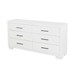 Jessica - 6-Drawer Dresser - Cream White