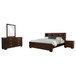 Jessica - 4 Piece California King Bedroom Set - Cappuccino