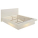 Jessica - 4 Piece Eastern King LED Bedroom Set - Cream White