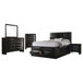 Briana - 5 Piece Eastern King Bedroom Set - Black