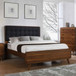 Robyn - Wood California King Panel Bed - Dark Walnut