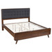 Robyn - Wood California King Panel Bed - Dark Walnut