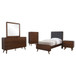 Robyn - 5 Piece Twin Bedroom Set - Dark Walnut