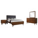 Robyn - 4 Piece Full Bedroom Set - Dark Walnut