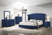 Melody - 4 Piece Queen Bedroom Set - Pacific Blue