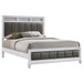 Barzini - Wood California King Panel Bed - White