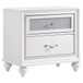 Barzini - 2-Drawer Nightstand - White