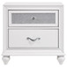 Barzini - 2-Drawer Nightstand - White