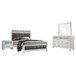 Barzini - Queen 4 Piece Bedroom Set - White