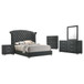 Melody - 5 Piece California King Bedroom Set - Gray