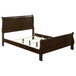 Louis Philippe - 4 Piece Queen Bedroom Set - Cappuccino