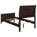 Carlton - Wood Twin Panel Bed - Cappuccino