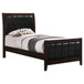 Carlton - Wood Twin Panel Bed - Cappuccino