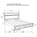 Miranda - Wood Queen Storage Panel Bed - White