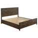 Woodmont - California King Storage Bed - Golden Brown