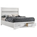Miranda - Wood Full Storage Panel Bed - White