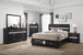 Miranda - 4 Piece Queen Platform Storage Bedroom Set - Black