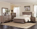 Kauffman - Wood Queen Panel Bed - Washed Taupe