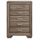 Kauffman - 5-Drawer Bedroom Chest - Washed Taupe