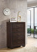 Kauffman - 5-Drawer Bedroom Chest - Dark Cocoa