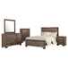 Kauffman - 5 Piece Queen Bedroom Set - Washed Taupe