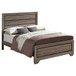 Kauffman - 5 Piece California King Bedroom Set - Washed Taupe