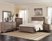 Kauffman - 5 Piece California King Bedroom Set - Washed Taupe