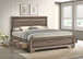Kauffman - Wood California King Storage Panel Bed - Washed Taupe