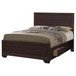 Kauffman - Queen 5 Piece Bedroom Set - Dark Cocoa