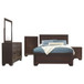 Kauffman - 5 Piece Queen Bedroom Set - Dark Cocoa