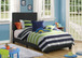 Dorian - Upholstered Twin Panel Bed - Black