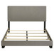 Dorian - Fabric Upholstered Queen Panel Bed - Taupe