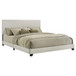 Dorian - Fabric Upholstered California King Panel Bed - Cream