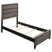 Watson - Wood Twin Panel Bed - Gray Oak