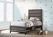 Watson - Wood Twin Panel Bed - Gray Oak