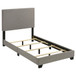 Dorian - Fabric Upholstered Twin Panel Bed - Taupe
