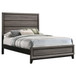 Watson - Wood Full Panel Bed - Gray Oak