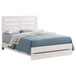 Brantford - Wood Eastern King Panel Bed - Coastal White