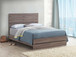 Brantford - Wood Eastern King Panel Bed - Barrel Oak