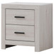 Brantford - 2-Drawer Nightstand - Coastal White