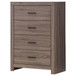 Brantford - 4-Drawer Bedroom Chest - Barrel Oak