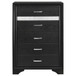 Miranda - 5-Drawer Bedroom Chest - Black