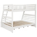 Ashton - 2-Drawer Wood Twin Over Full Bunk Bed - White