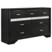 Miranda - 7-Drawer Dresser - Black