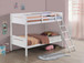 Littleton - Wood Twin Over Twin Bunk Bed - White