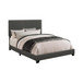 Boyd - Upholstered Twin Panel Bed - Charcoal