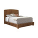 Laughton - Banana Leaf Queen Panel Bed - Amber