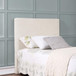 Pirro - Upholstered Twin Panel Headboard - Sand