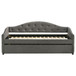 Sadie - Upholstered Twin Daybed With Trundle - Gray
